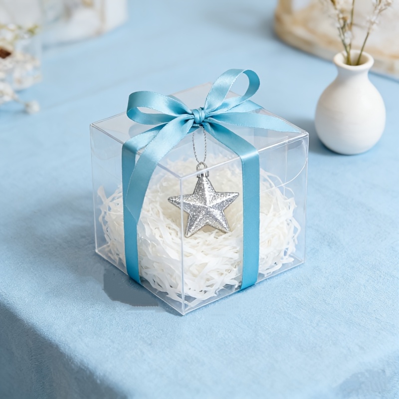 Transparent Packaging Boxes for Jewelry Gift, 5.08cm